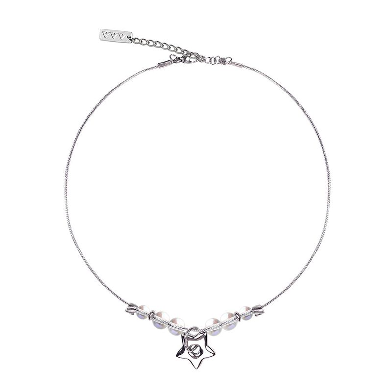 Star Aurora Beads Strap Necklace