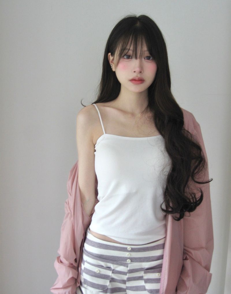 cloudemotion（クラウドエモーション）の「[ built-in bra pads ] 008 basic square sleeve top（Tops）」