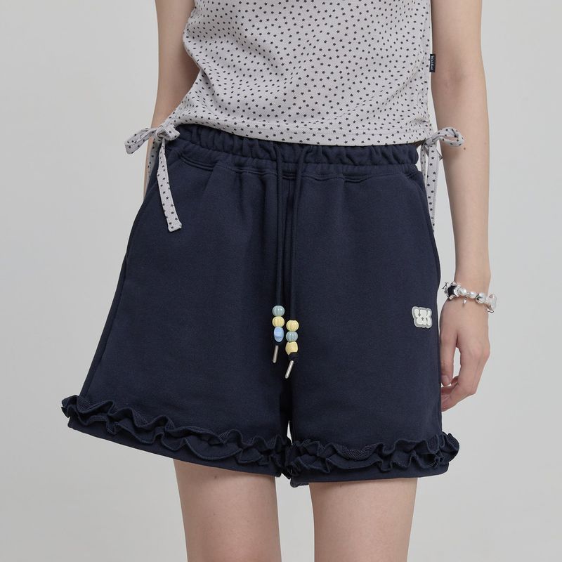 Beads Shirring Short