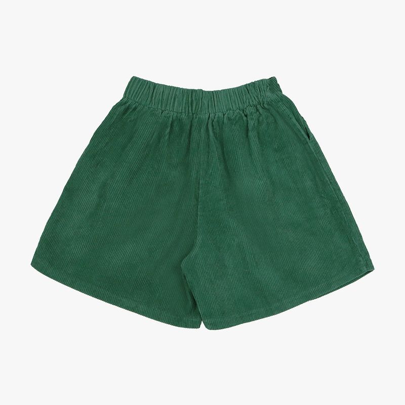 CORDU TUCK HALF PANTS