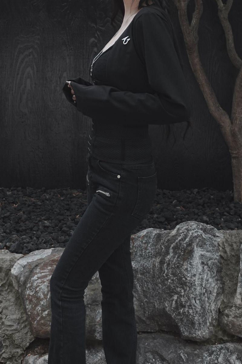 minimal seal cropped bolero