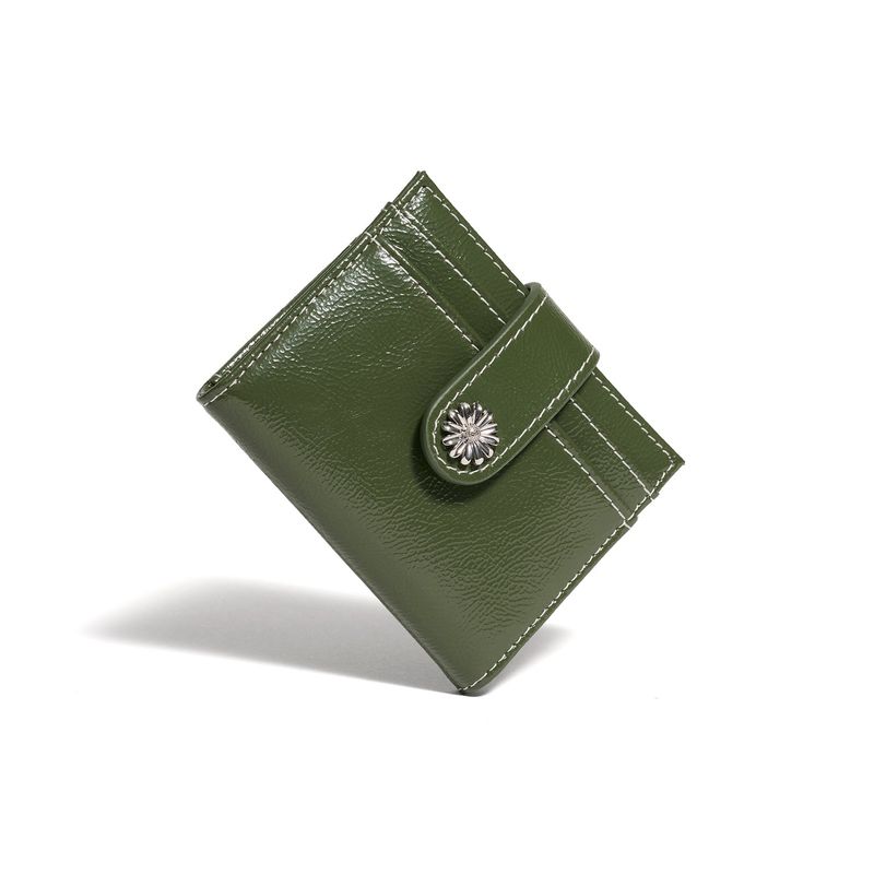 Mini Daisy Photo Slot Card Holder Card Wallet khaki