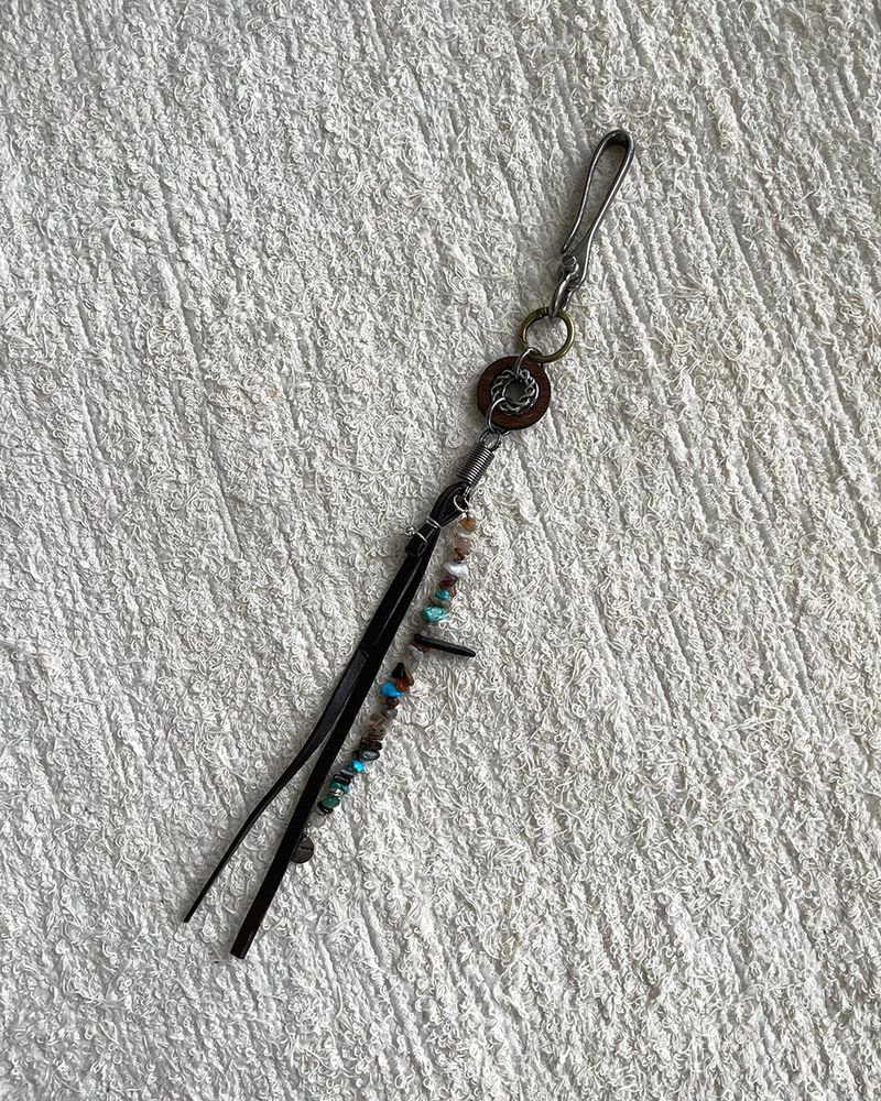 Crow Beads Keyring