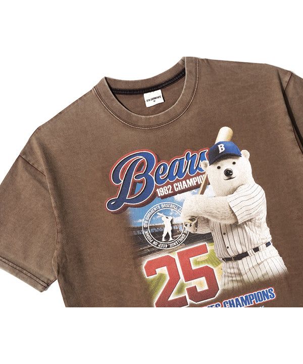 OC Bear Champ AQ Washed Tee (Brown)