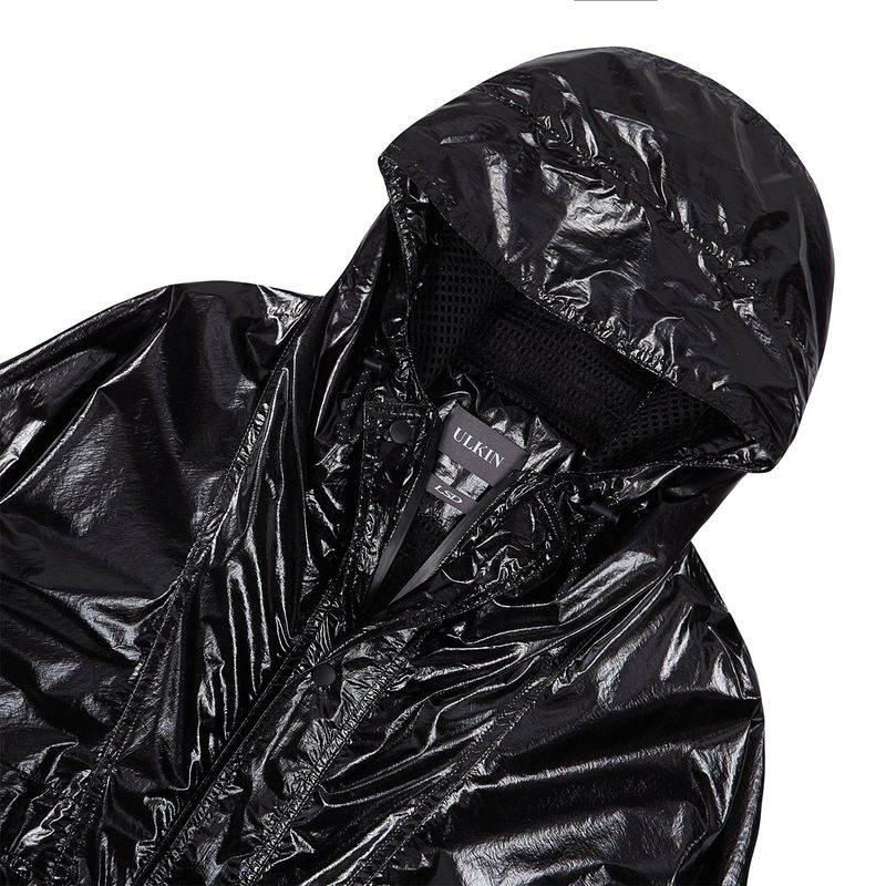 [24SS LSD COLLECTION] Hooded Nylon Raincoat_Black