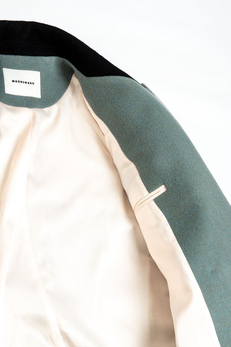 Vintage Sky Wool Coat