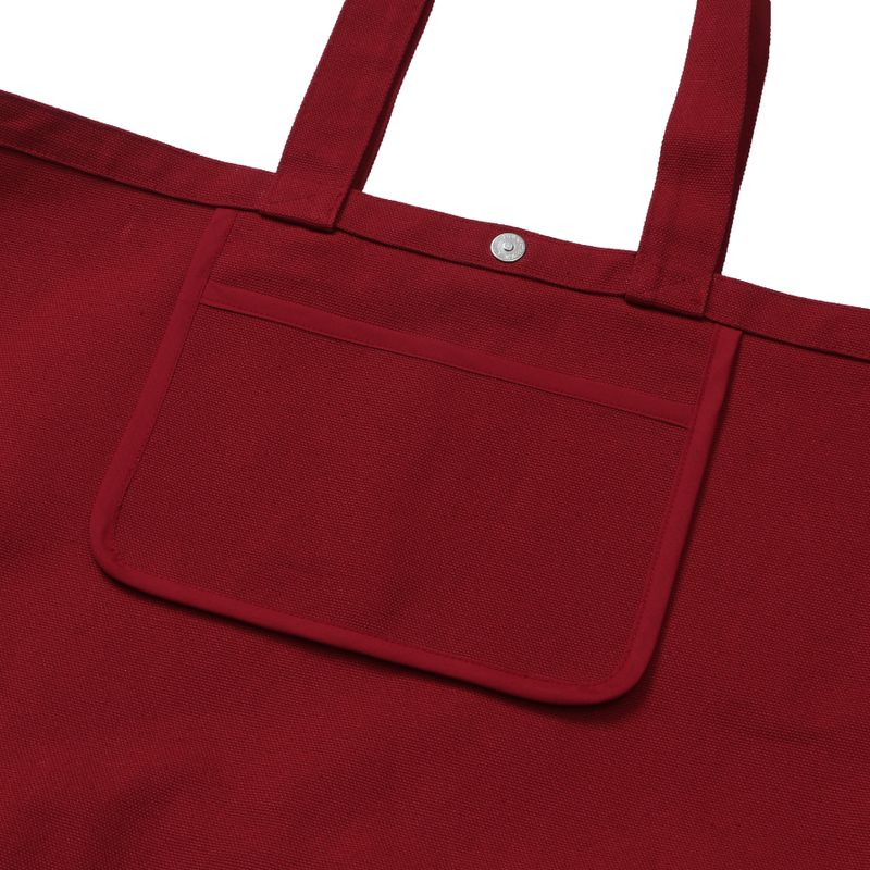 Weekend warrior typography printing tote-bag (Red)