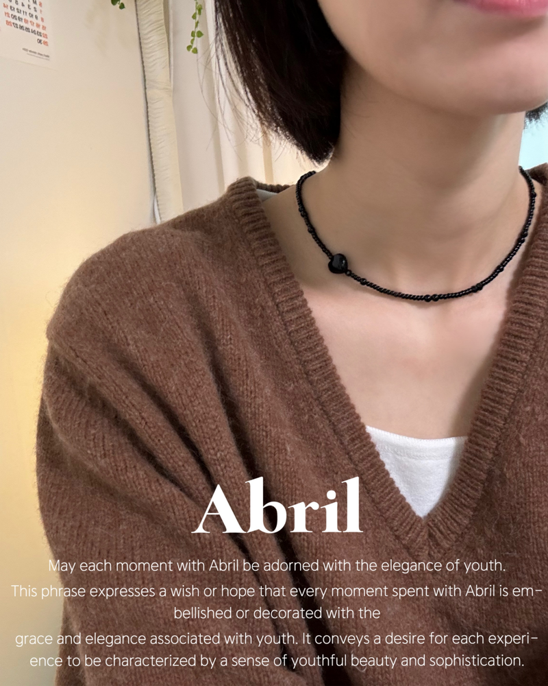 [Matt] Heart Dot Necklace