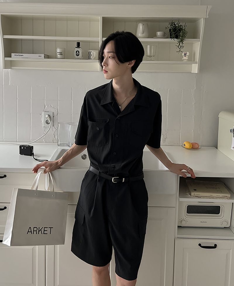 [ベルトあり] Jamie Jumpsuit (2 color)