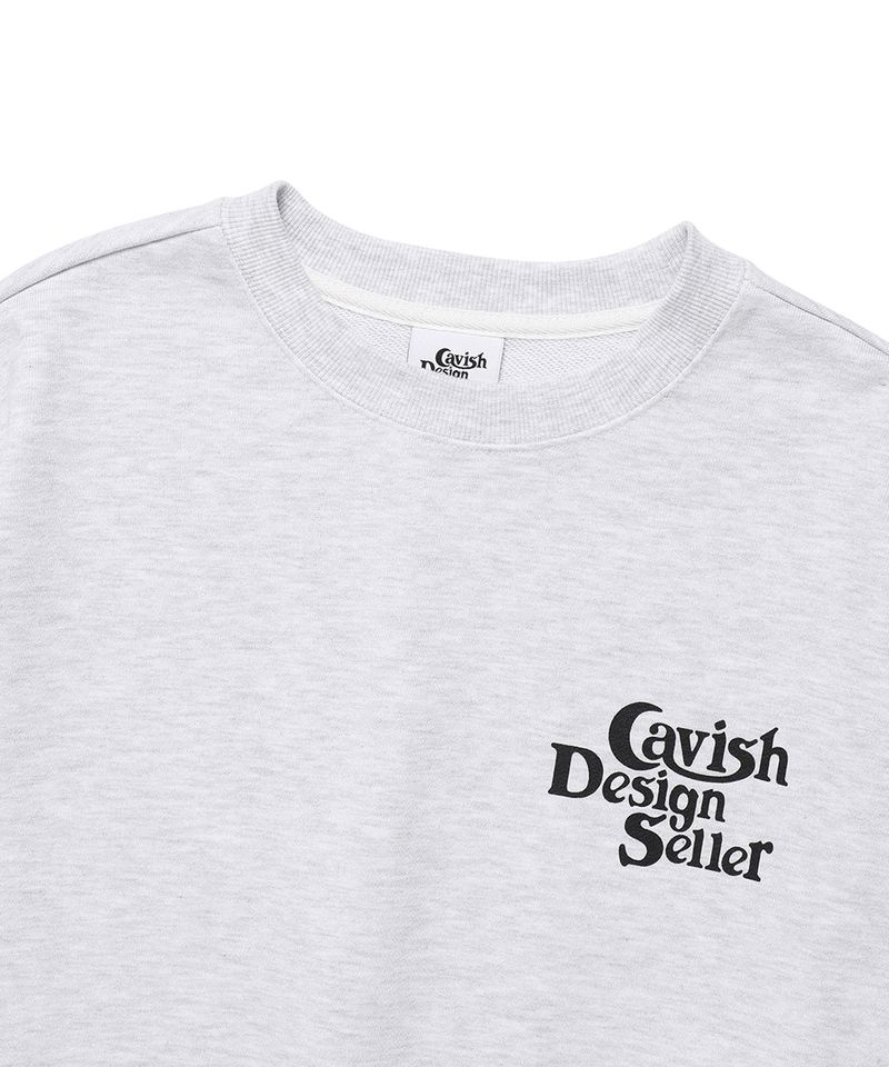 SELLER LOGO SWEATSHIRT LIGHT GREY(CV2EFUM441A)