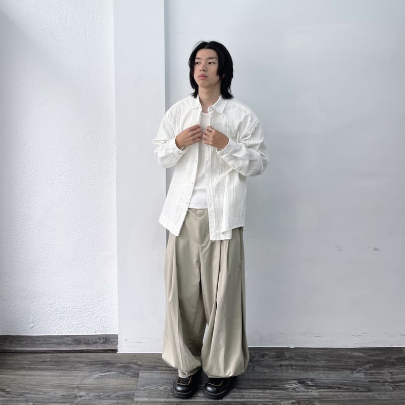 Frayed Textured Shirt