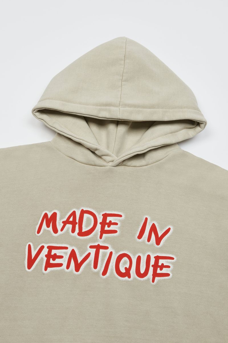 VENTIQUE Pigmate fluff Hoodie 3color