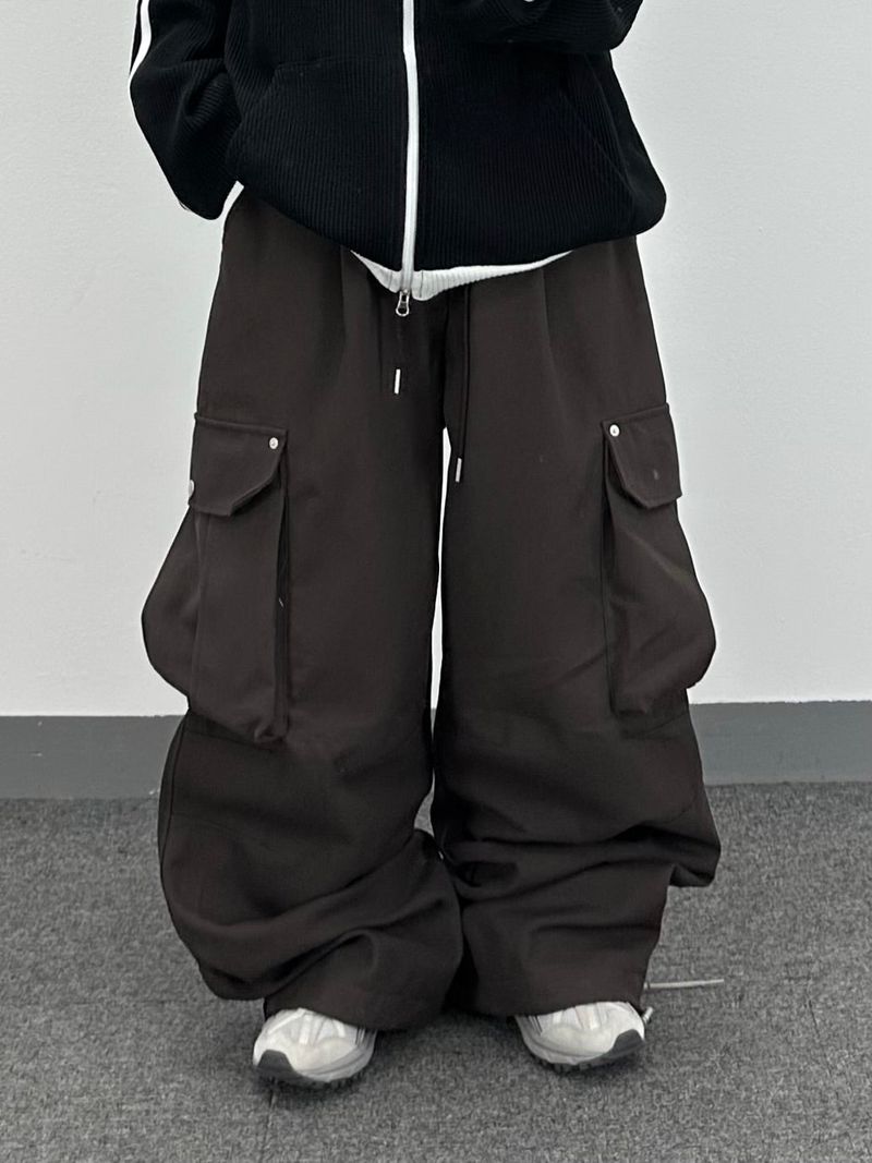 dart cotton cargo pants