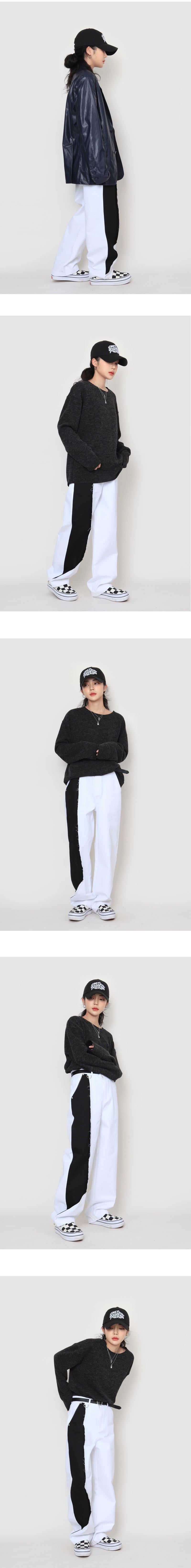 half colored pants