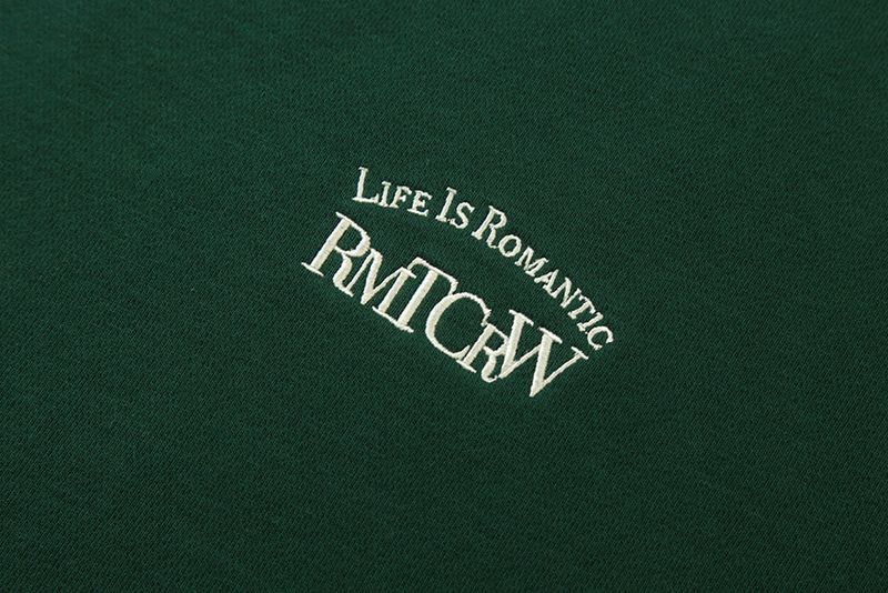 FLOWER RIBBON SWEAT SHIRT_GREEN
