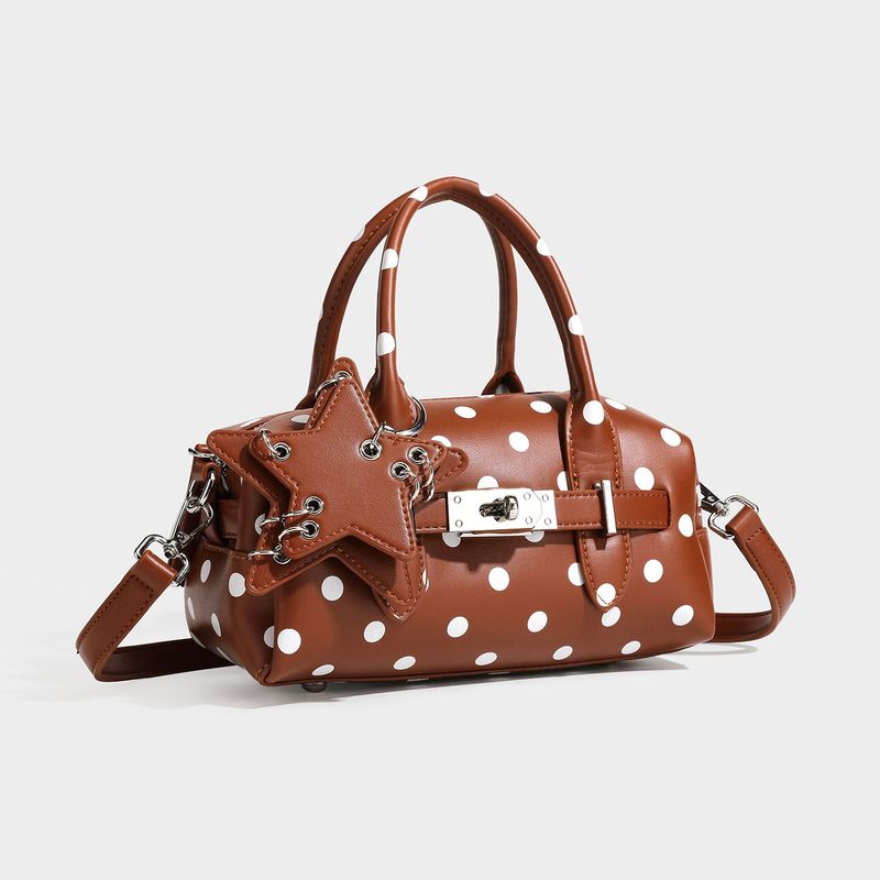 Star Keyring Polka Dot Pillow Handbag