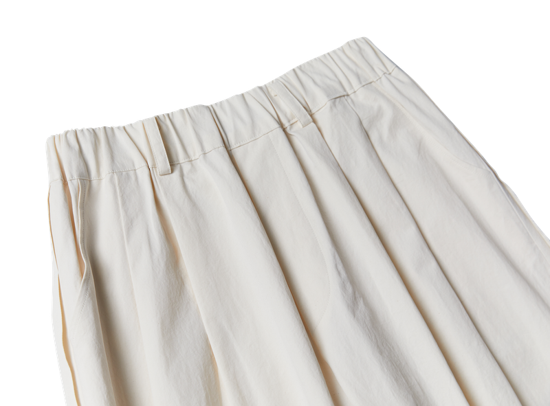 unisex side balloon pants brown