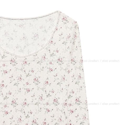 Mohen Flower Jacquard Long Sleeve