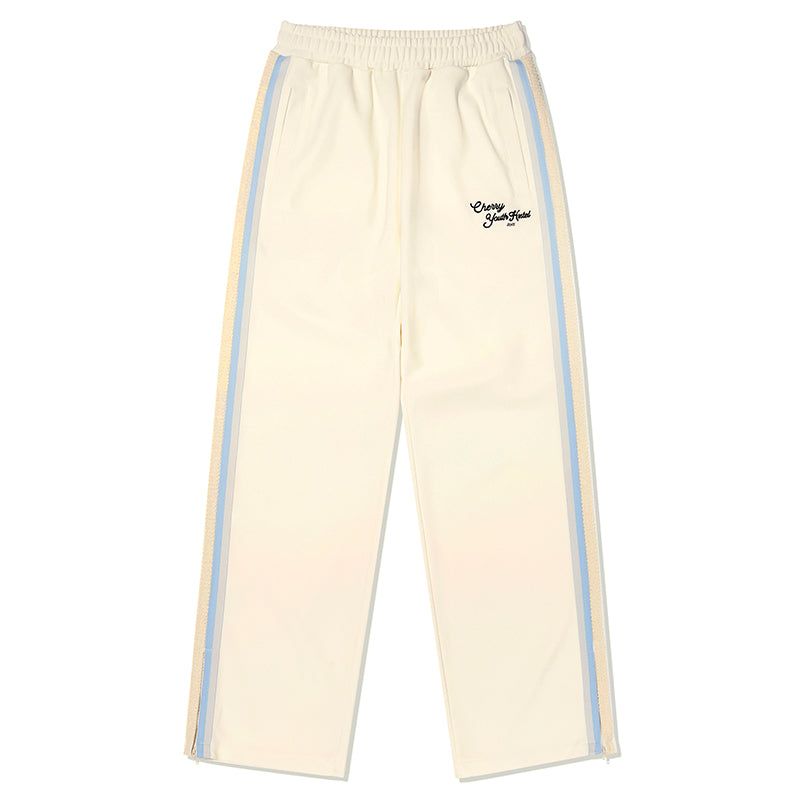 TRACK JERSEY PANTS [IVORY]