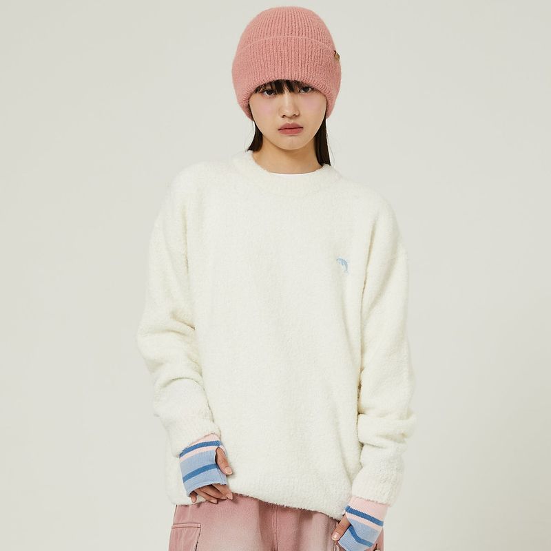 WaiKei(ワイケイ)の「Dolphin boucle knit(Tops)」