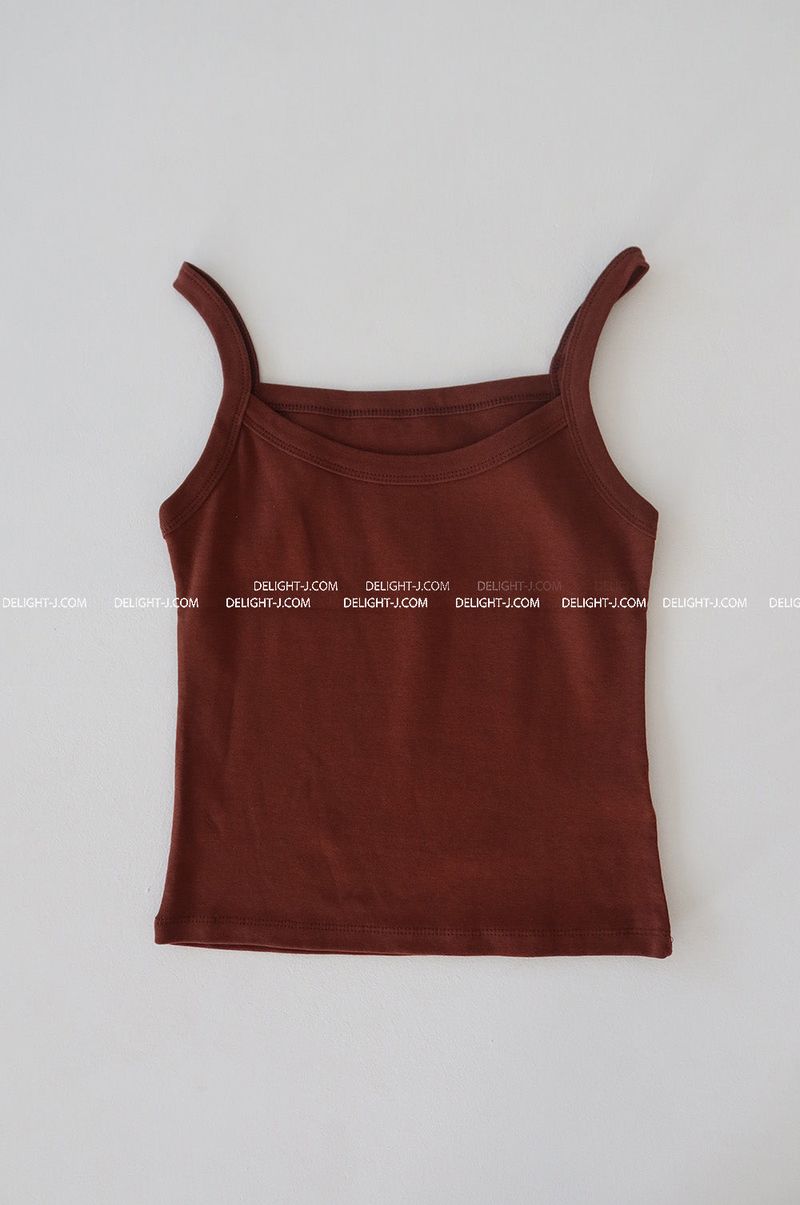 5 colors Basic Plain Cotton Sleeveless
