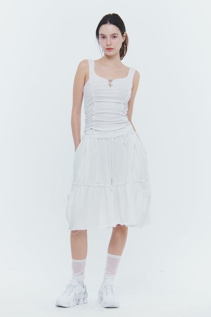 PAIN OR PLEASURE（ペインオアプレジャー）の「ANGEL BERMUDA PANTS white（Pants）」