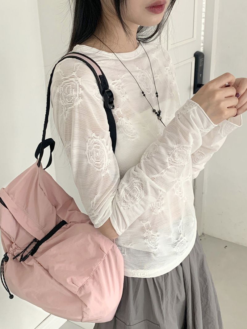 Cliff Coloring String Mini Nylon Backpack