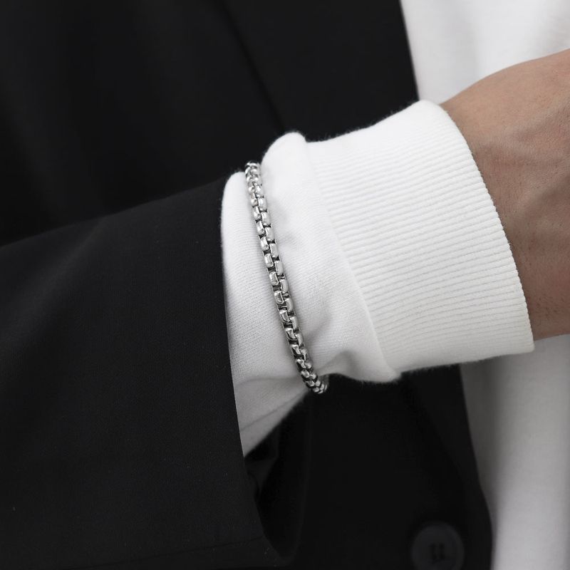 a stainless steel bracelet_CLEF I-DOL NO.1 BRC