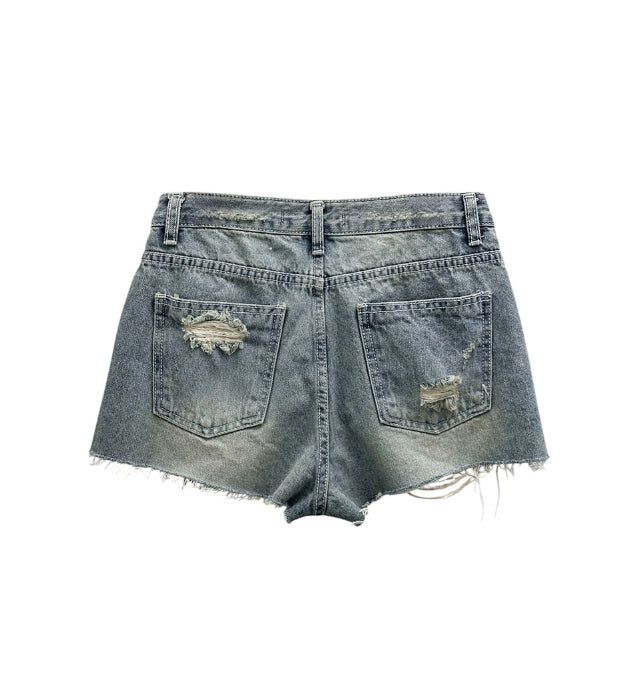 Yusu Damaged Denim Shorts