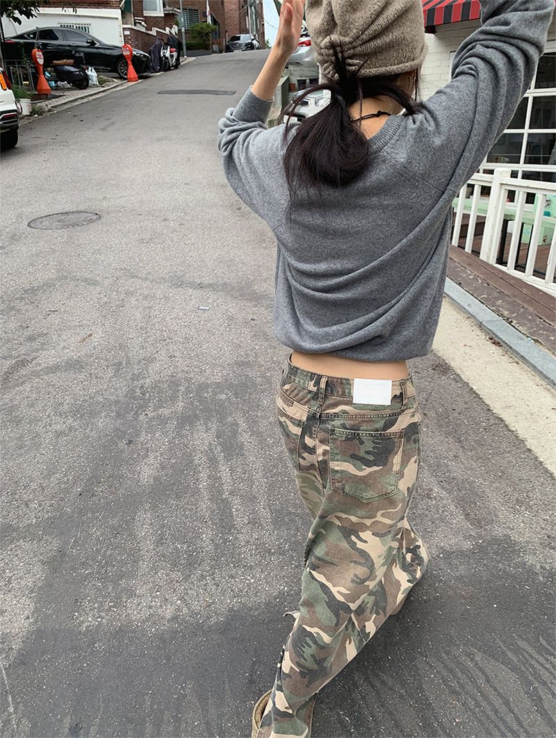 CAMOUFLAGE MAXI SKIRT