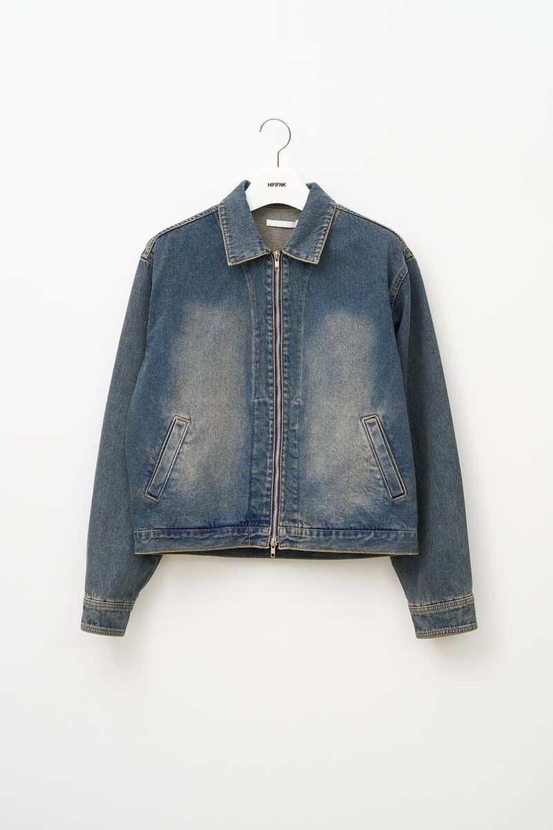 Norten Washed Denim Jacket_Blue