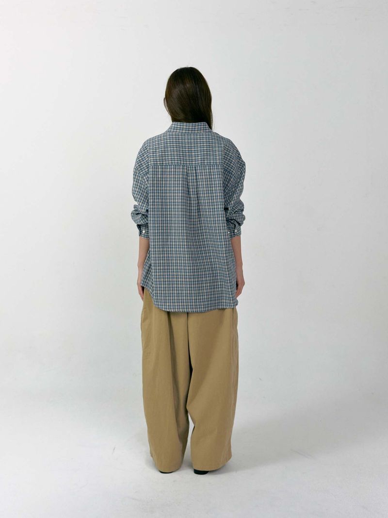 Lazy Check Shirt (Blue)