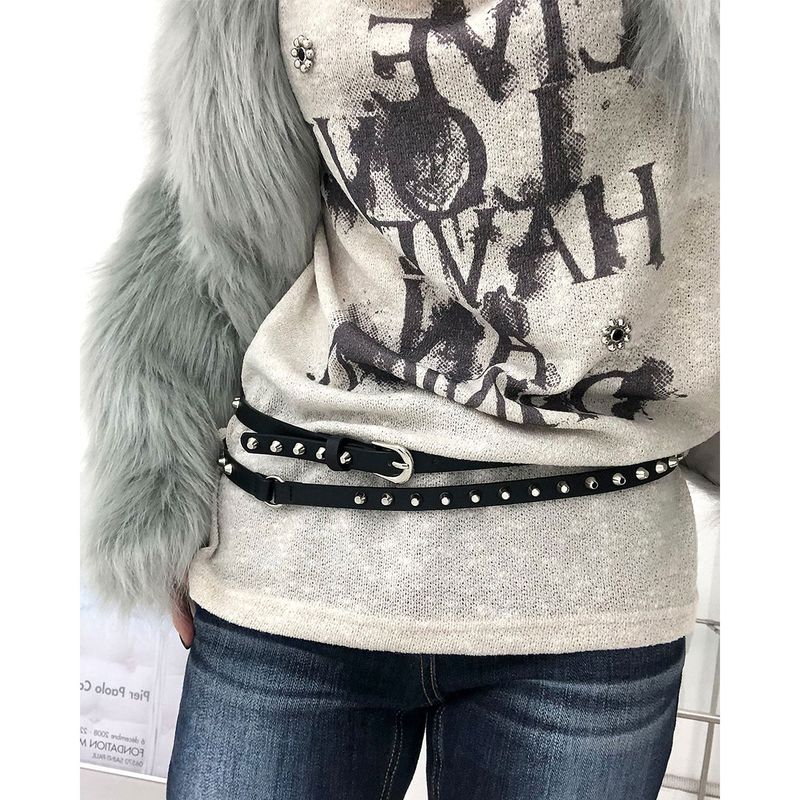 DEEP SWAY（ディープ スウェイ）の「Double Stud Belt（Fashion Accessories）」