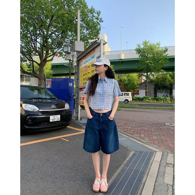 Mao Bermuda Denim Pants
