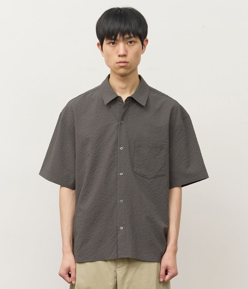 HIFIFNK(ハイファイファンク)の「Mars Seersucker Half Shirt(Tops)」