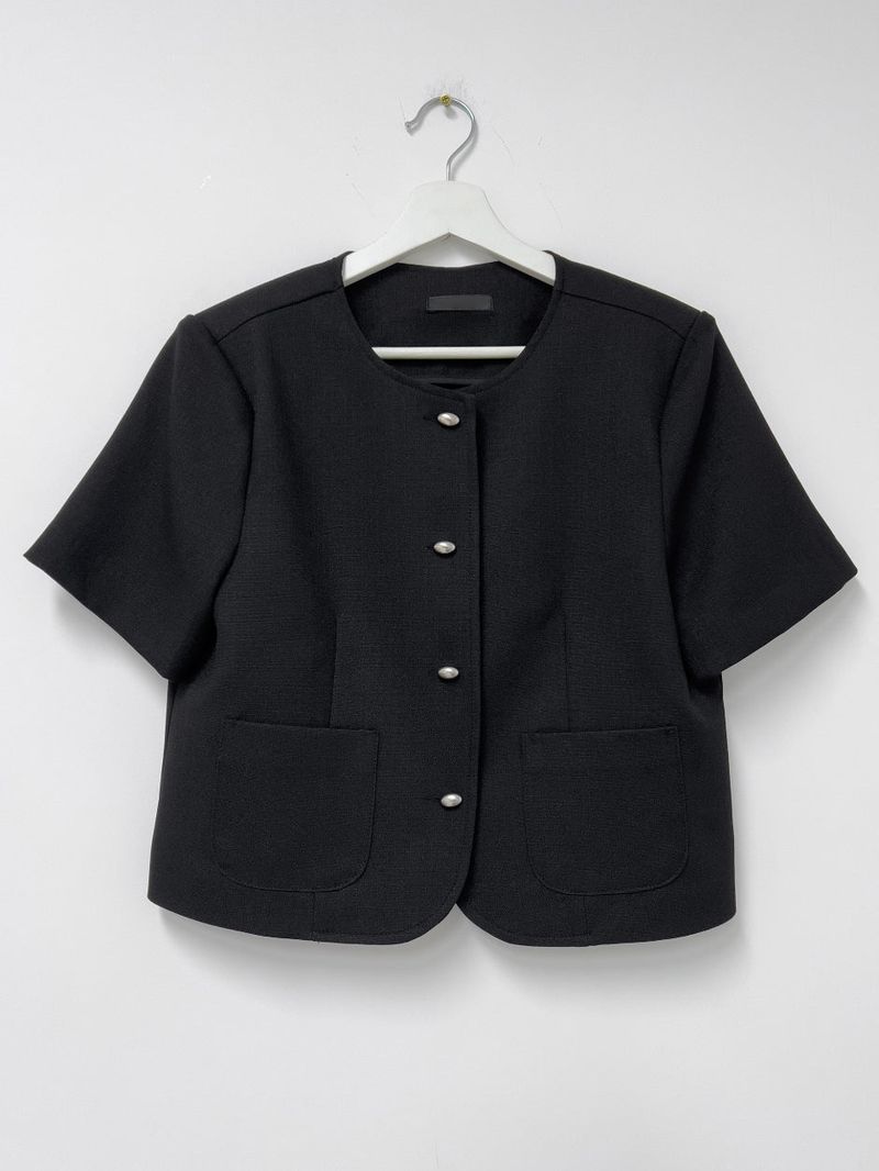 Lara Tweed Short Sleeve Jacket