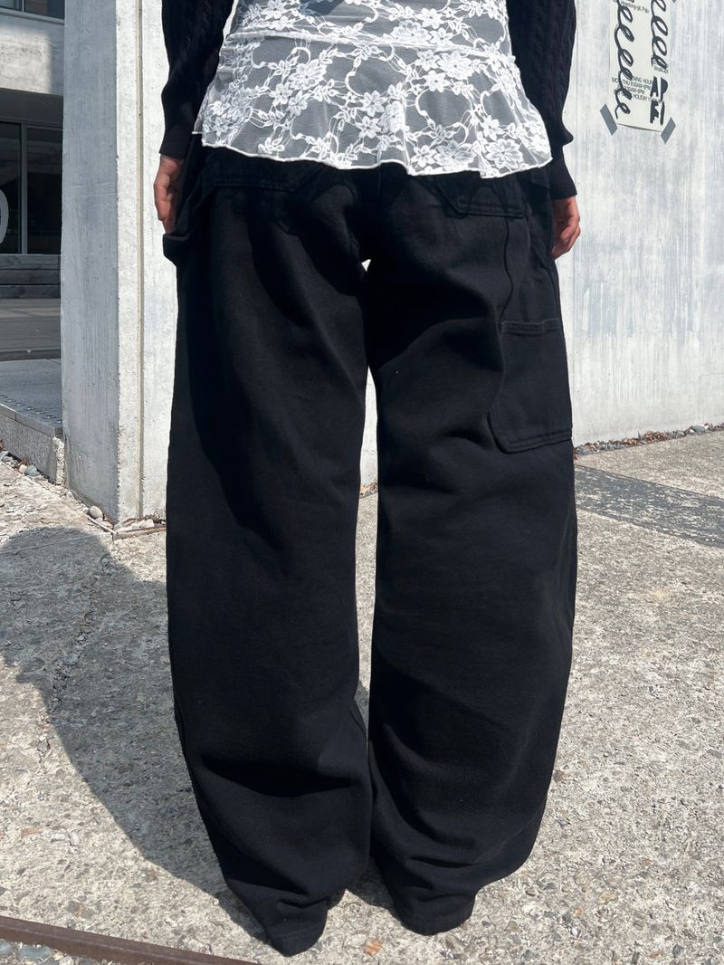 Carpenter Cargo One Pocket Loop Wide Long Pants (3 colors)