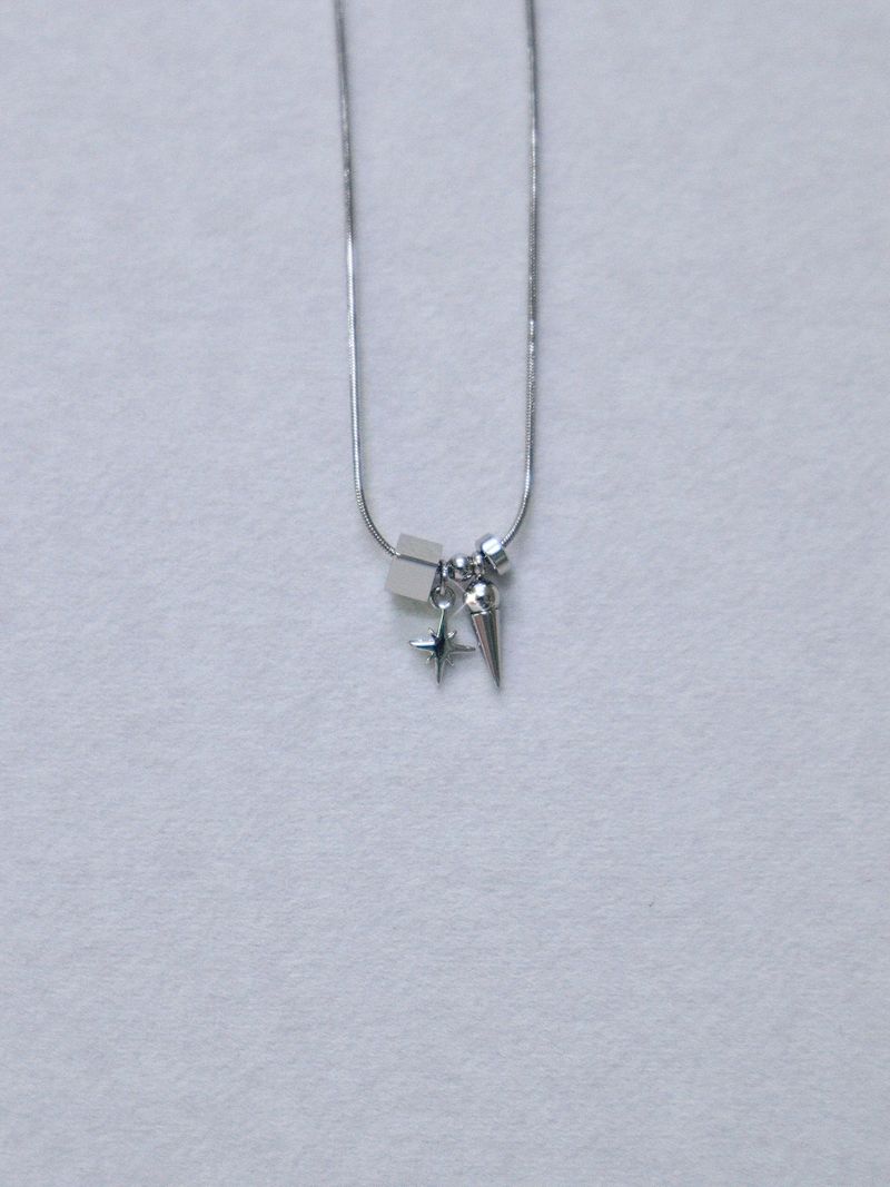 new square twinkle necklace