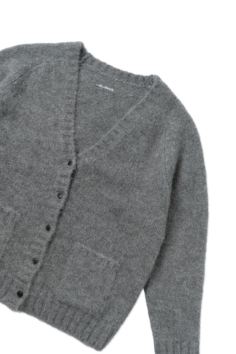 Softy alpaca cardigan_gray