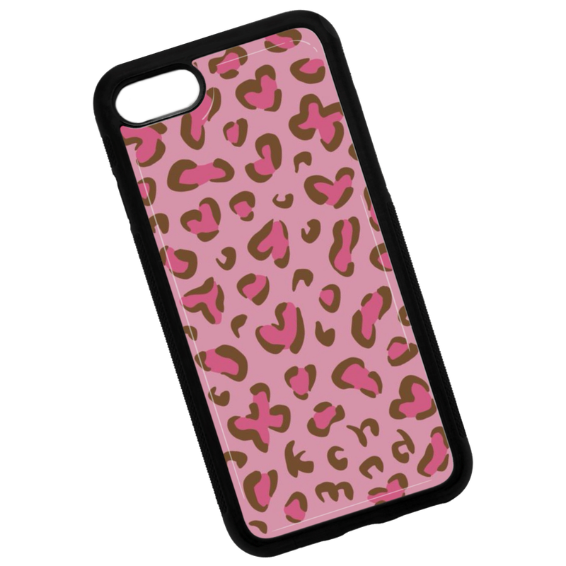 kchmnd（キッチマインド）の「キッチュレオパードフォンケース(ピンク/エポキシ)（スマホグッズ/小物）」