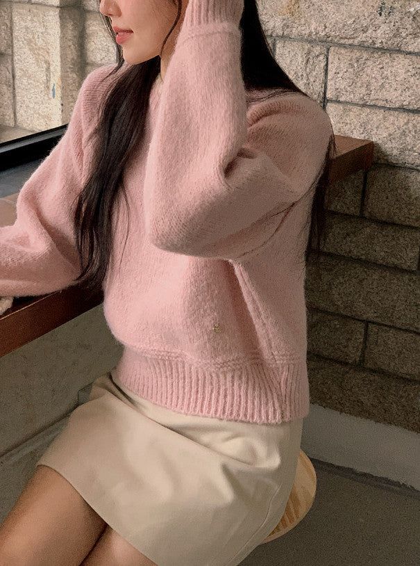 Daily Pintuck Wool Mini Skirt (2color)