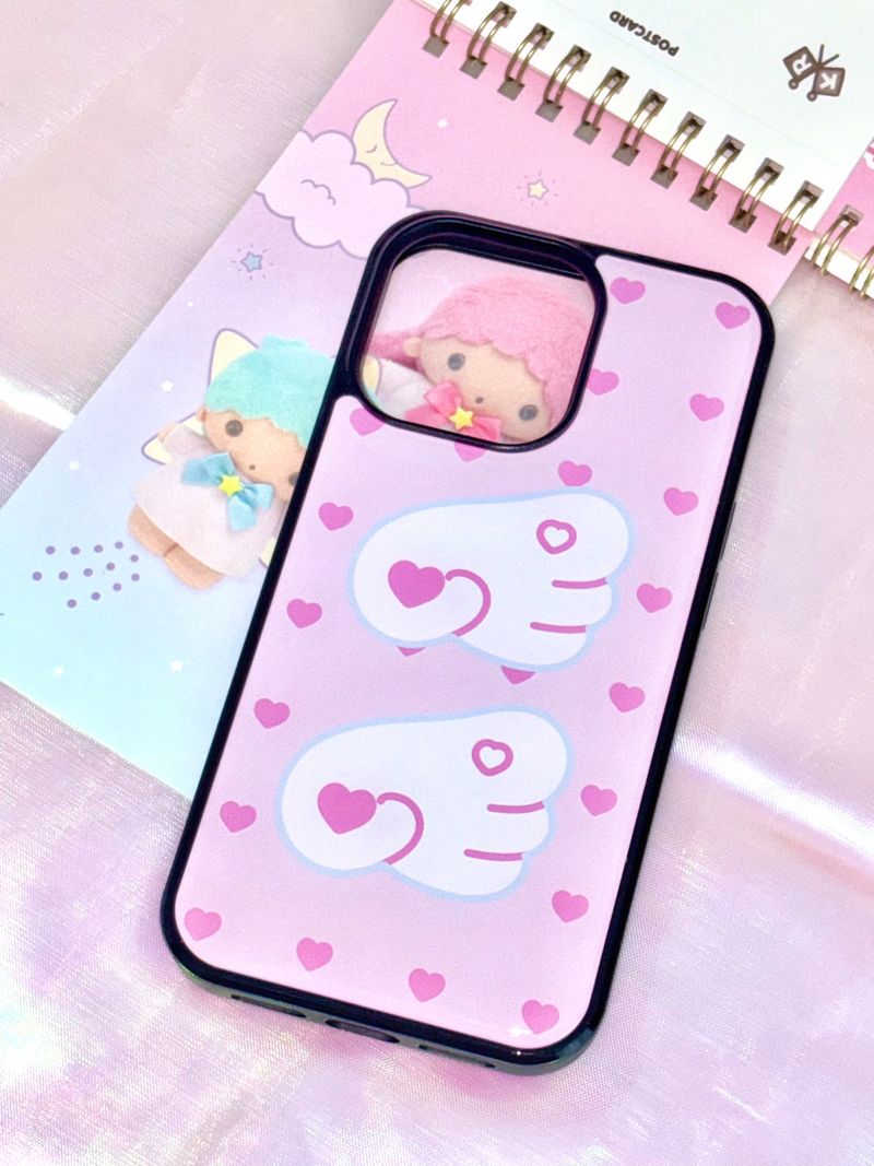 STAYBUBBLY（ステイバブリー）の「[MADE] エンジェルウィングエポキシフォンケース_ピンク（スマホグッズ/小物）」