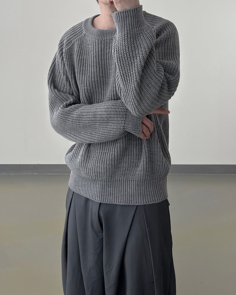 Hild Panel Cropped Hachi Knit