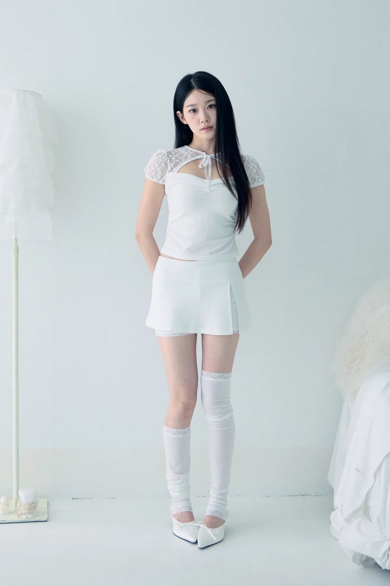 Muse lace top (Ivory)