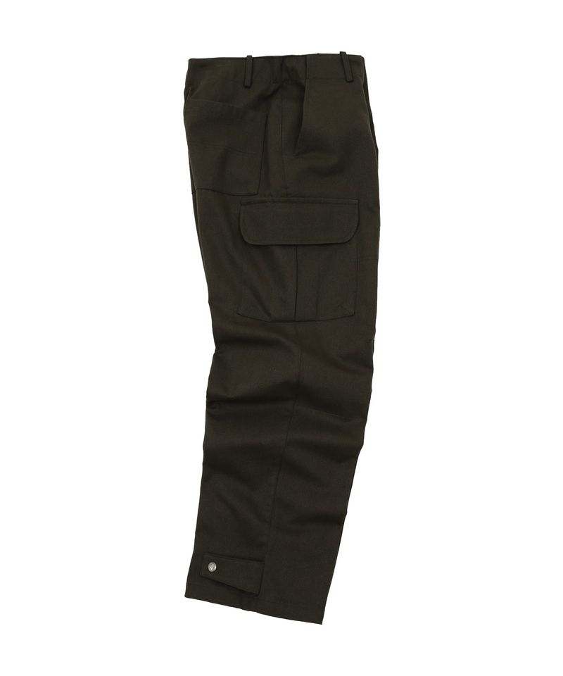 Snap Pocket Stitch Pants Khaki
