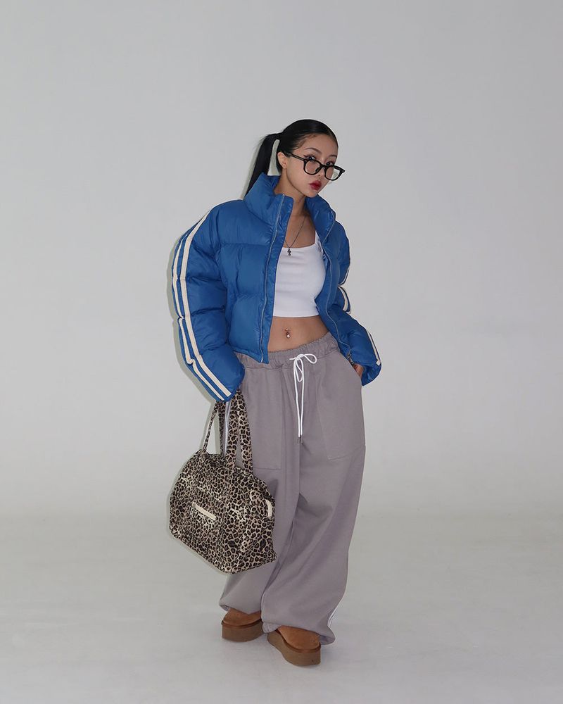 [UNISEX] 5-track string jogger & wide pants