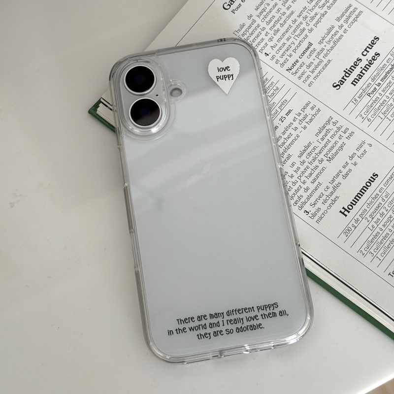 [magsafe] love puppy jelly hard case