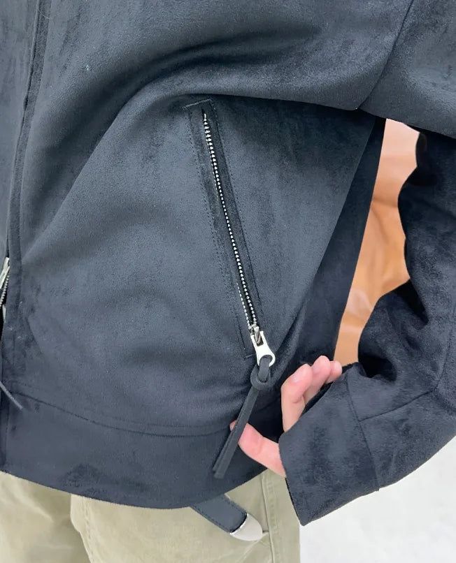 Aaron Suede Crop Jacket
