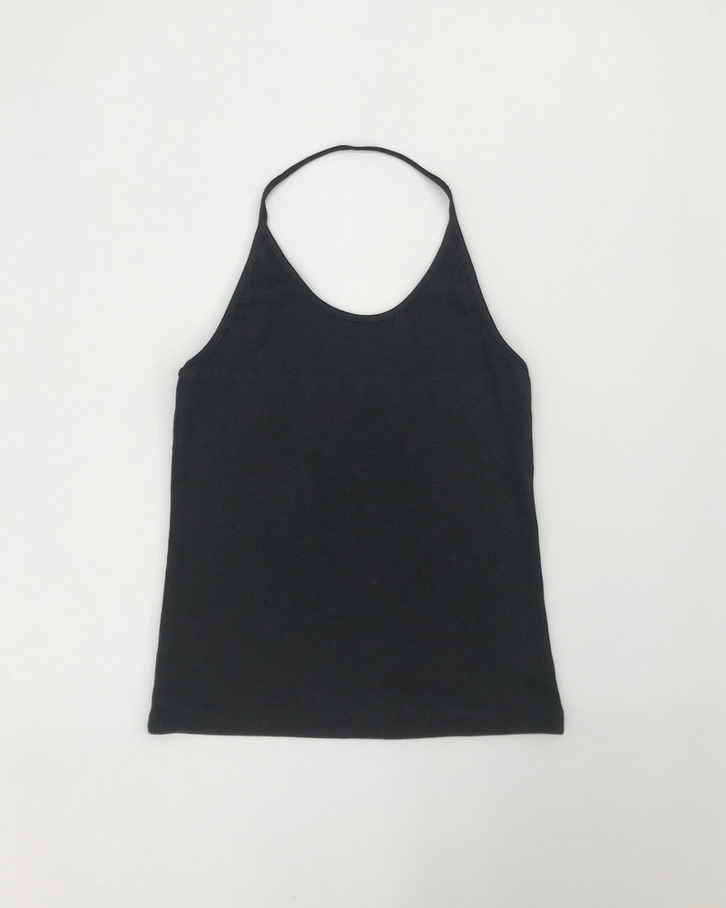 Triangle halterneck sleeveless top (5color)