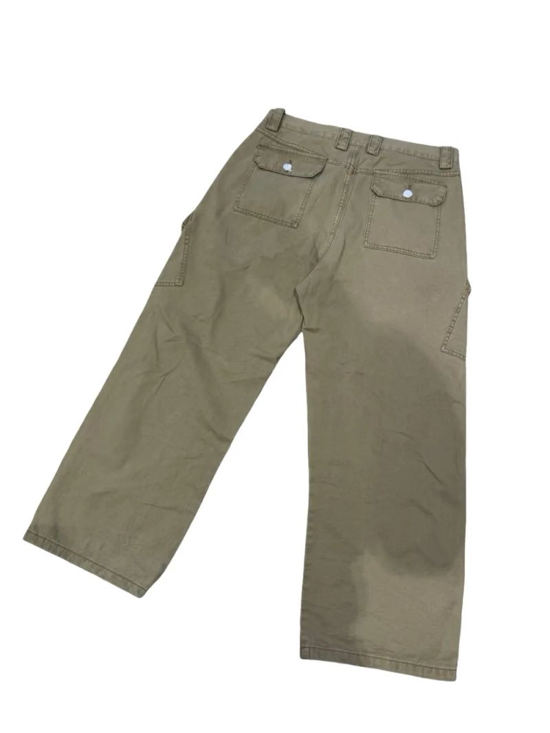 LMN Paneled Washed Cargo Wide Pants (3 colors)
